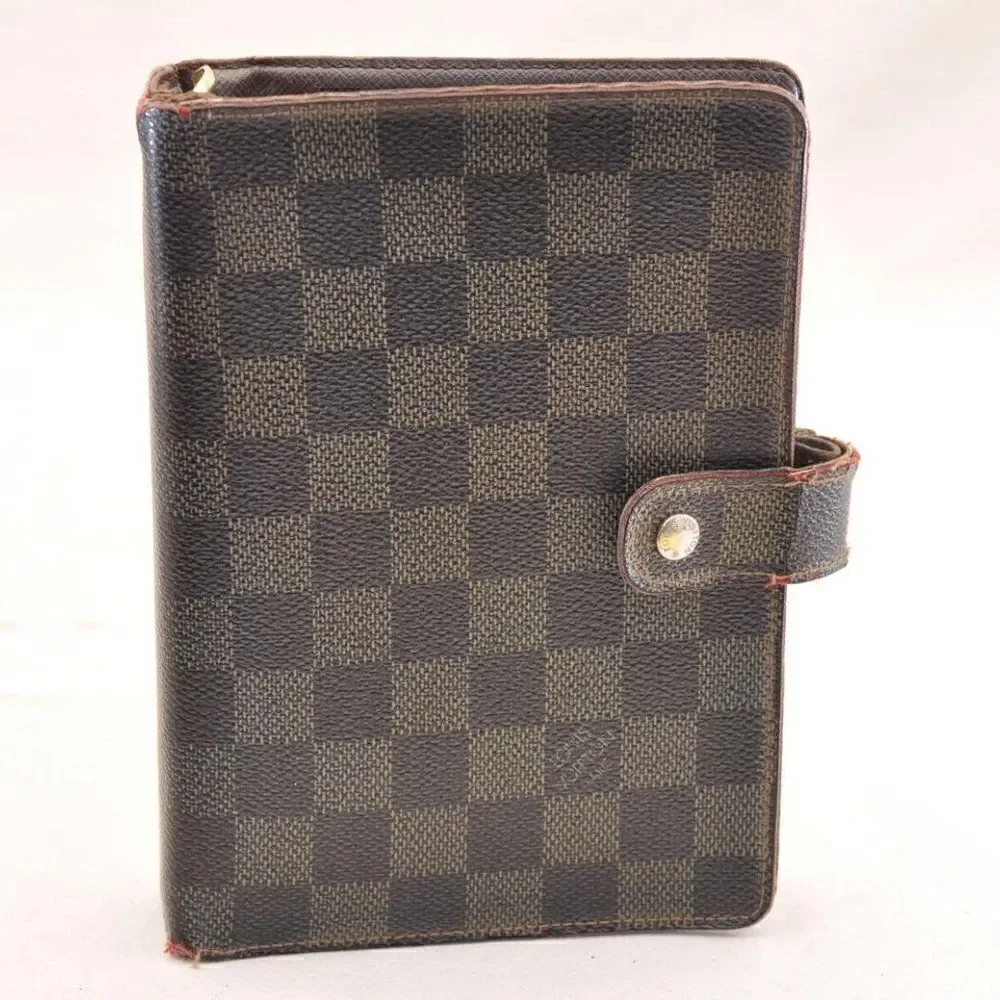 LOUIS VUITTON Damier Ebene Medium Ring Agenda MM - Picture 2 of 12
